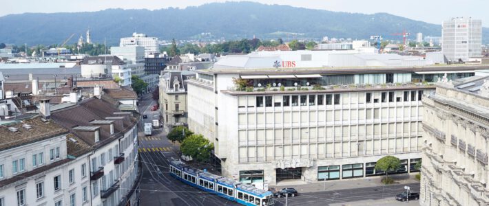 Die UBS am Zürcher Paradeplatz