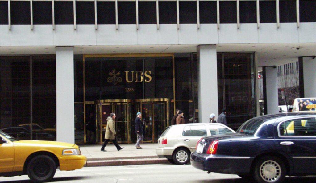 Die UBS-Filiale in New York