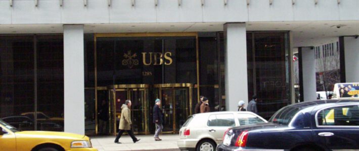 Die UBS-Filiale in New York