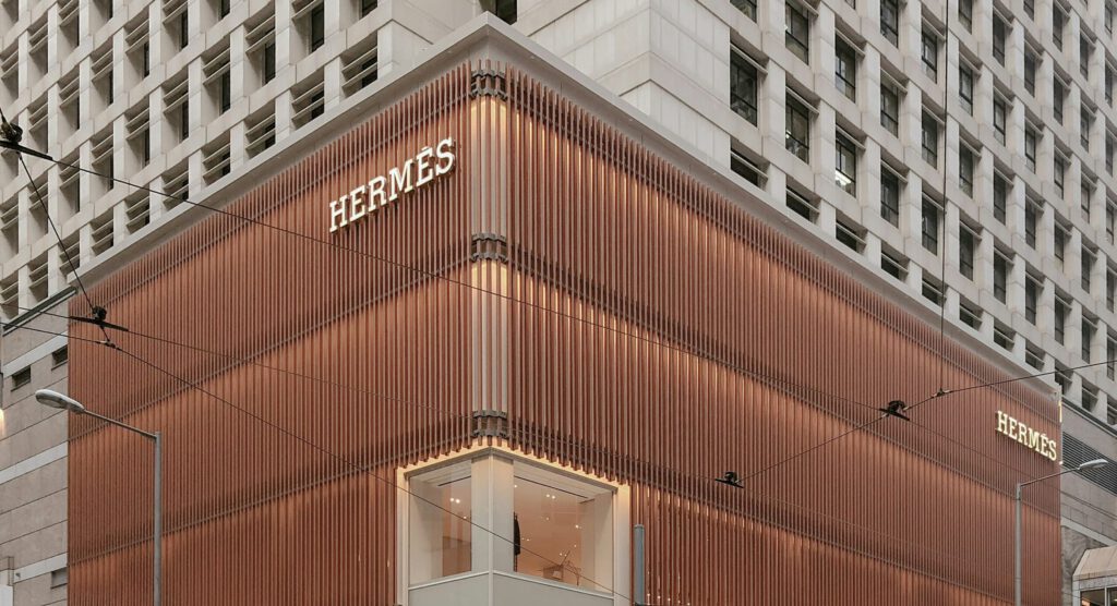 Ein Hermès-Store