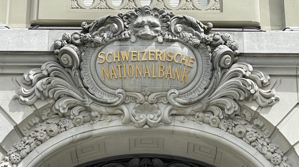 Die Schweizerische Nationalbank in Bern