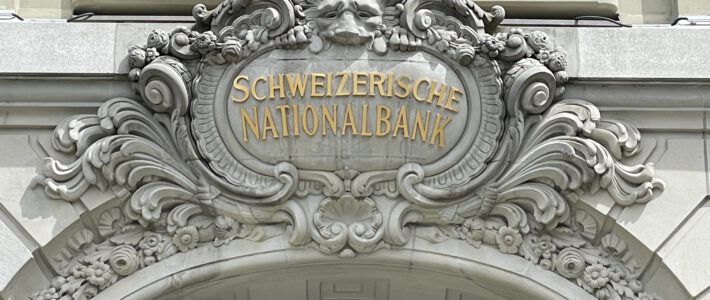 Die Schweizerische Nationalbank in Bern