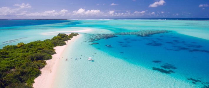 Ein Strand auf den Malediven