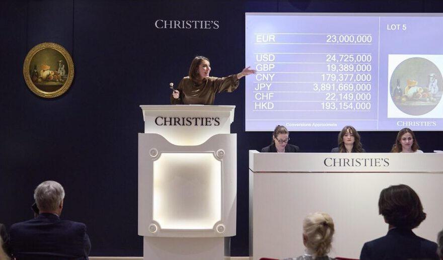 Eine Auktion bei Christie's