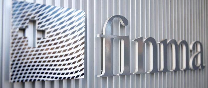 Das Logo der Eidgenössischen Finanzmarktaufsicht Finma