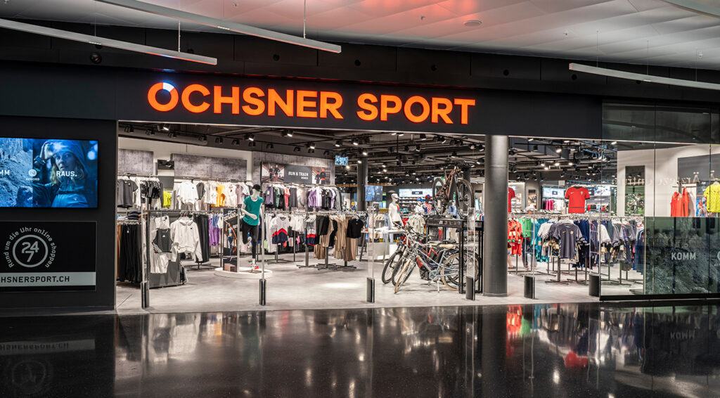 Eine Filiale von Ochsner Sport