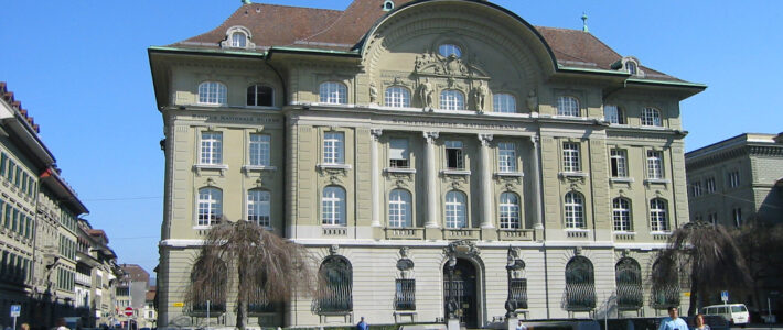 Die Schweizerische Nationalbank SNB in Bern