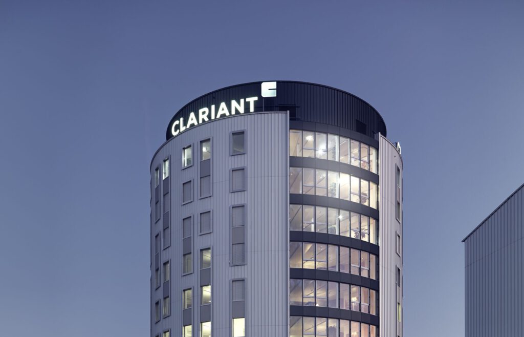 Ein Gebäude von Clariant in Muttenz BL