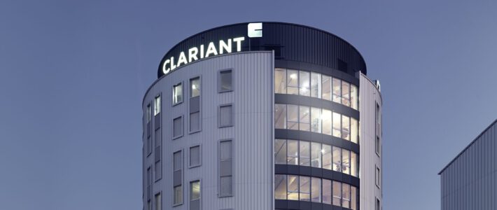 Ein Gebäude von Clariant in Muttenz BL