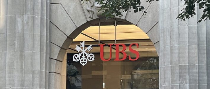 Die UBS an der Zürcher Bahnhofstrasse