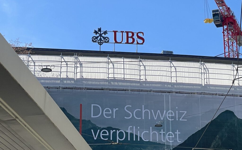 Die UBS am Zürcher Paradeplatz