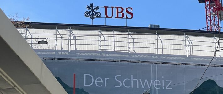 Die UBS am Zürcher Paradeplatz