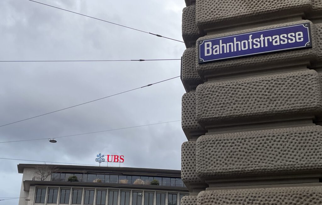 UBS am Zürcher Paradeplatz