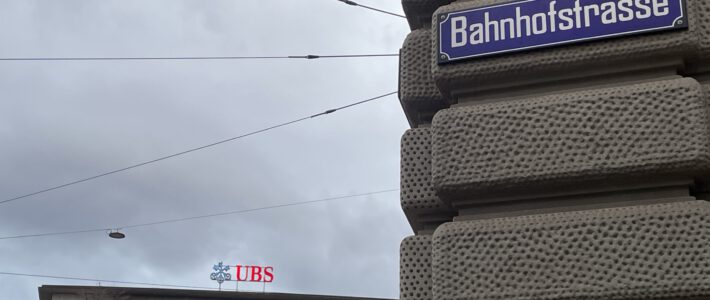 UBS am Zürcher Paradeplatz