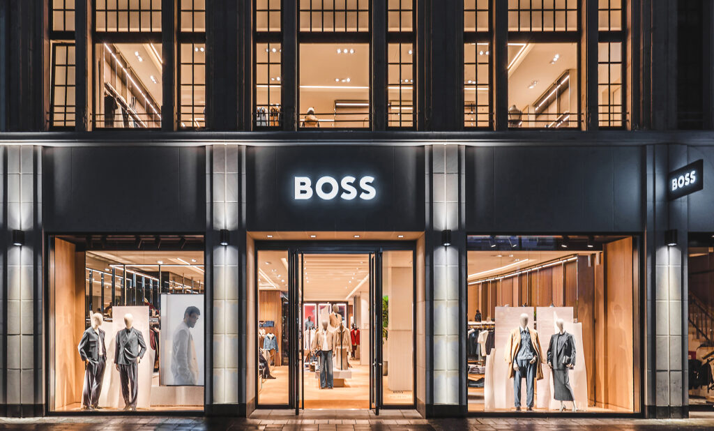 Ein Geschäft von Hugo Boss