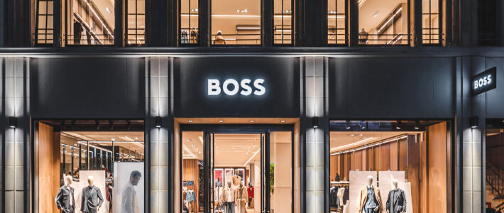 Ein Geschäft von Hugo Boss