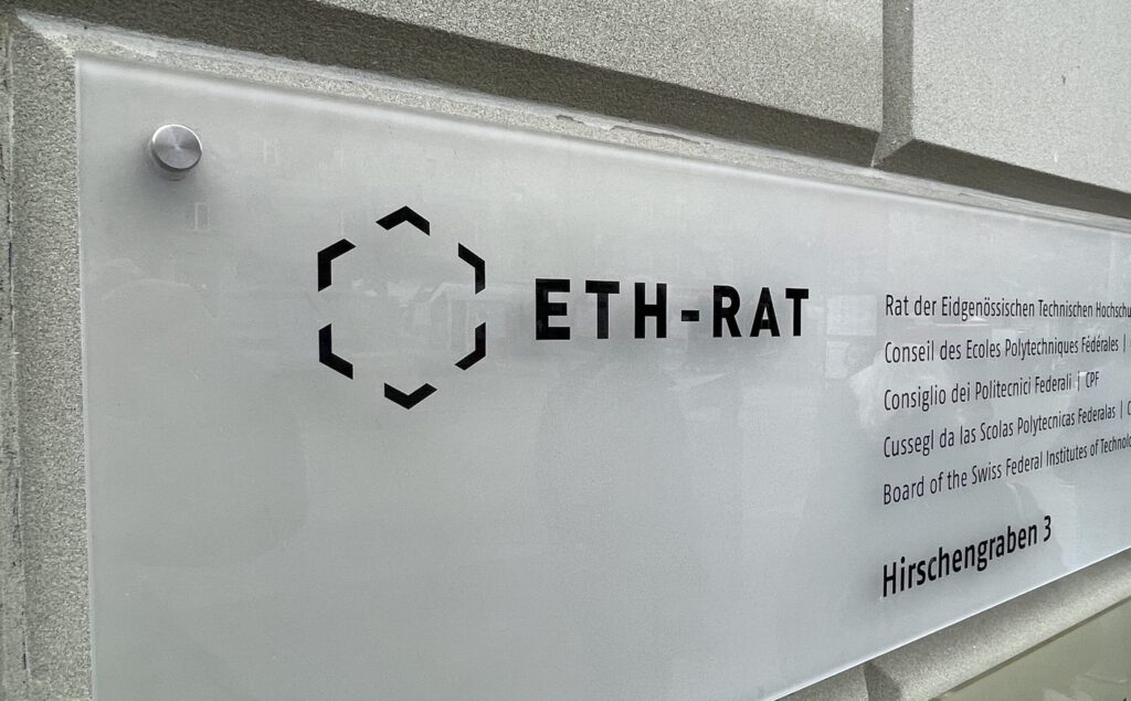 Logo des ETH-Rats in Bern