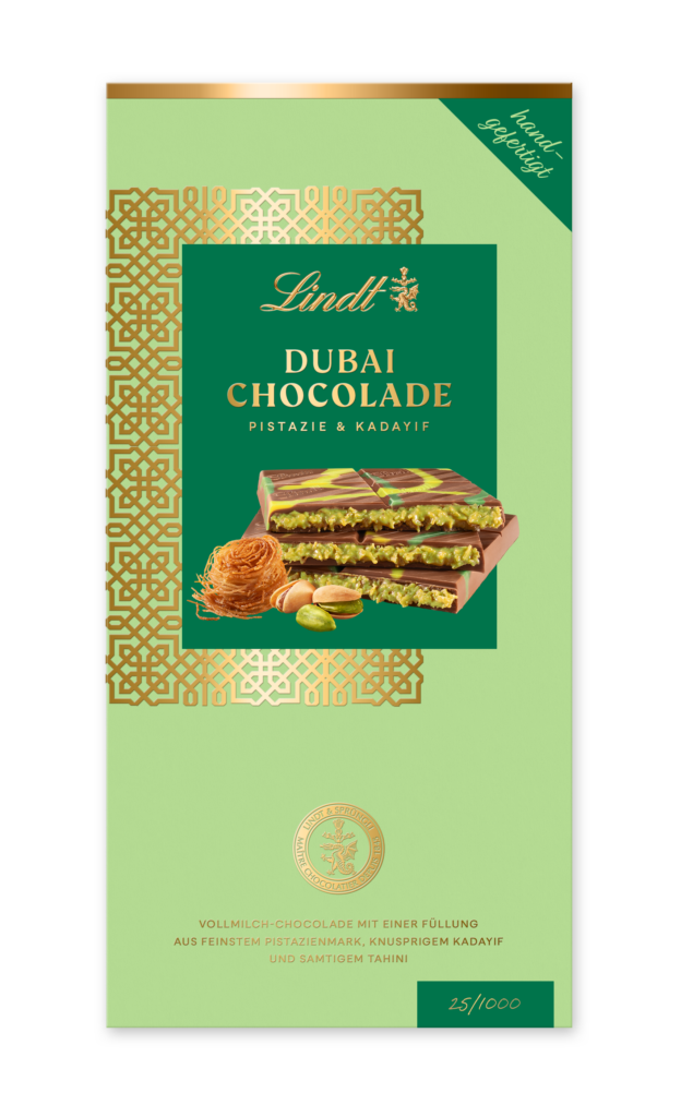 Ursprüngliche Dubai-Schokolade von Lindt