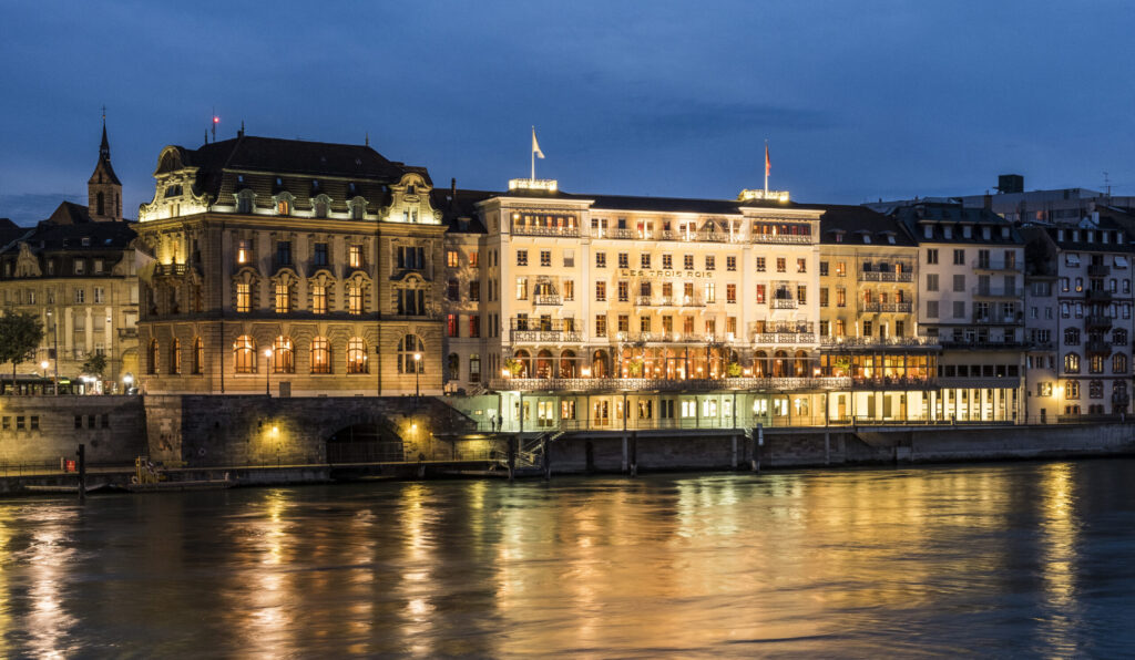 Das Luxushotel Les Trois Rois in Basel