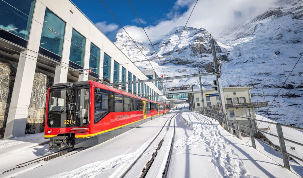 Jungfraubahn bei Eigergletscher