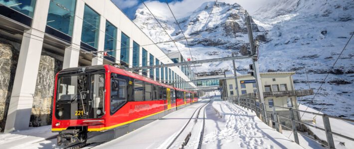 Jungfraubahn bei Eigergletscher