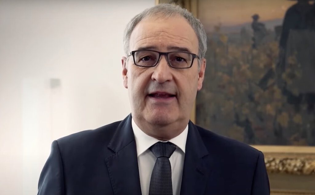 Wirtschaftsminister Guy Parmelin am WEF