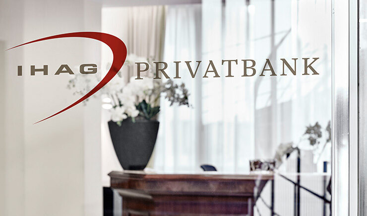 Logo der IHAG Privatbank der Familien Bührle und Anda