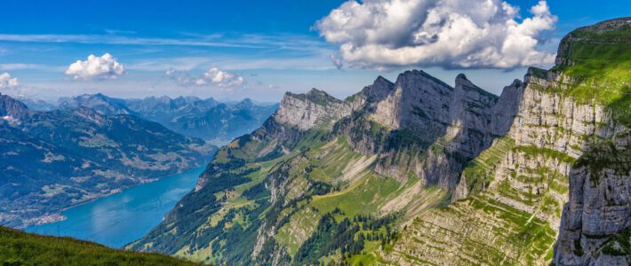 Berglandschaft in der Ostschweiz