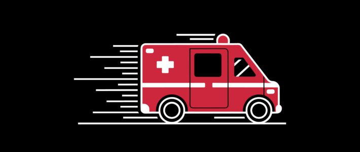 Eine Ambulanz