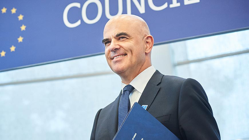 Alain Berset beim Europarat