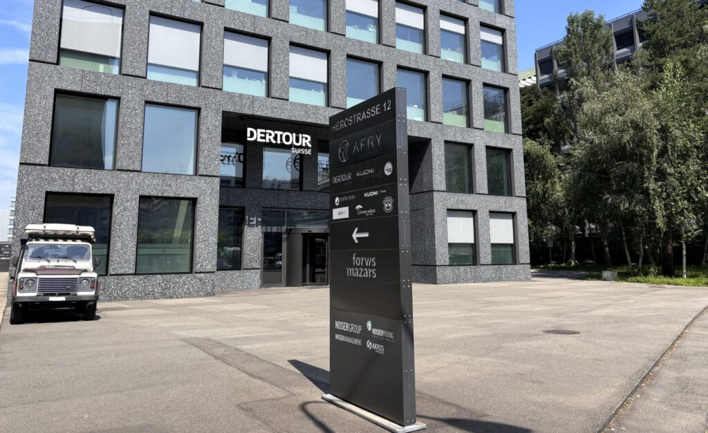 Dertour-Sitz in der Schweiz