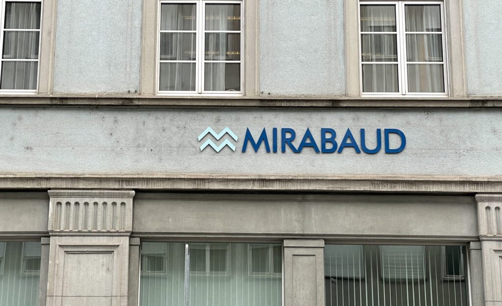 Eine Filiale der Genfer Privatbank Mirabaud