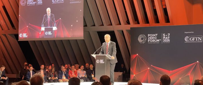 Wirtschaftsminister Guy Parmelin am Point Zero Forum in Zürich