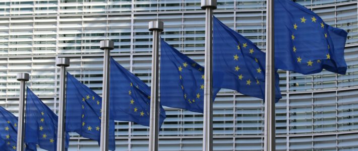 EU-Flaggen in Brüssel
