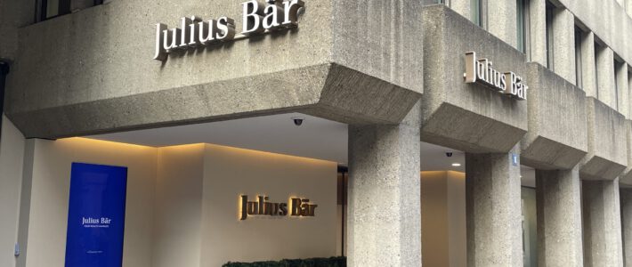 Gebäude von Julius Bär in Zürich