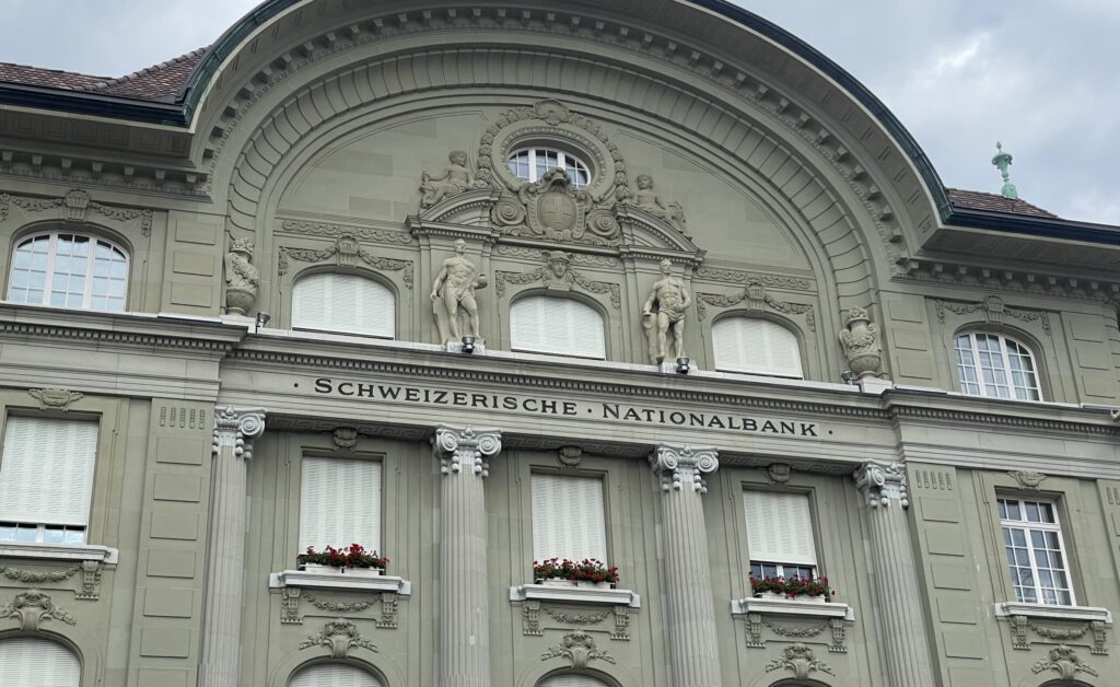 Gebäude der Schweizerischen Nationalbank SNB in Bern