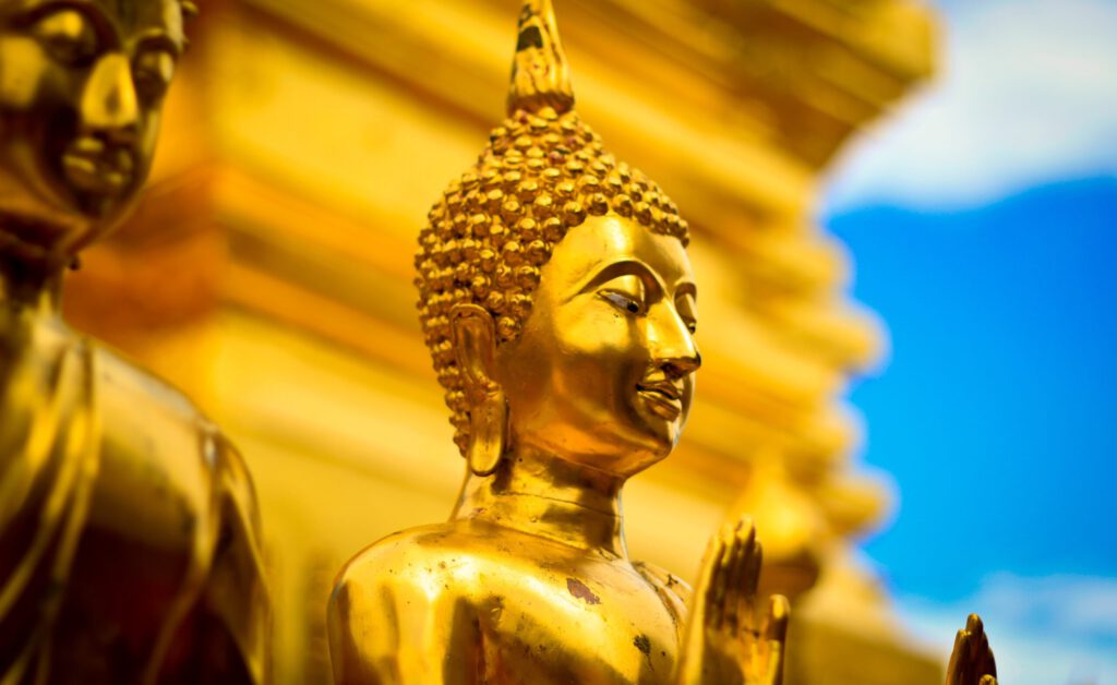 Goldfigur in Thailand