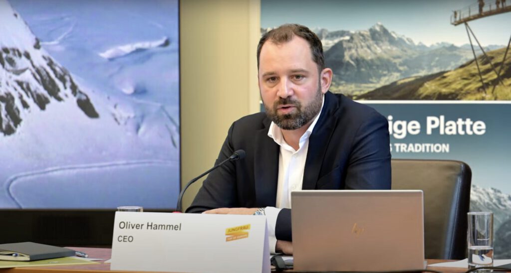 CEO der Jungfraubahn-Gruppe Oliver Hammel