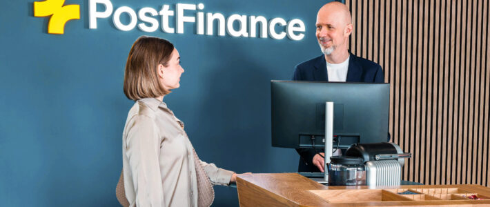 Ein Beratungsgespräch bei Postfinance