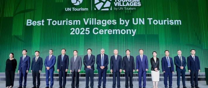Auszeichnungsfeier der besten Dörfer der Welt in China