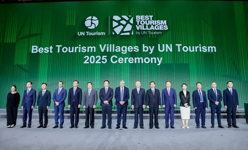 Auszeichnungsfeier der besten Dörfer der Welt in China
