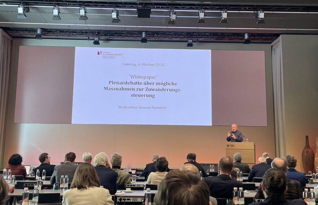 Konrad Hummler am Koloquium des Vereins Zivilgesellschaft