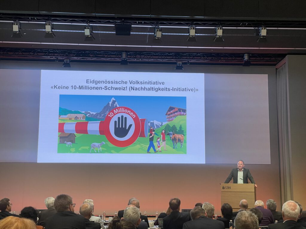 SVP-Chef Marcel Dettling im Wolfsberg