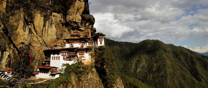 Ein Tempel in Bhutan
