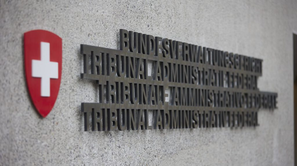 Logo des Bundesverwaltungsgerichts in St.Gallen