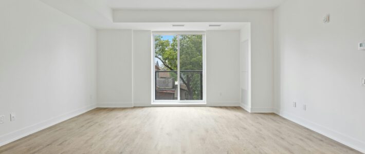 Eine leerstehende Wohnung