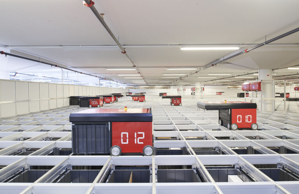 Roboter im Logistikzentrum Villmergen der Post