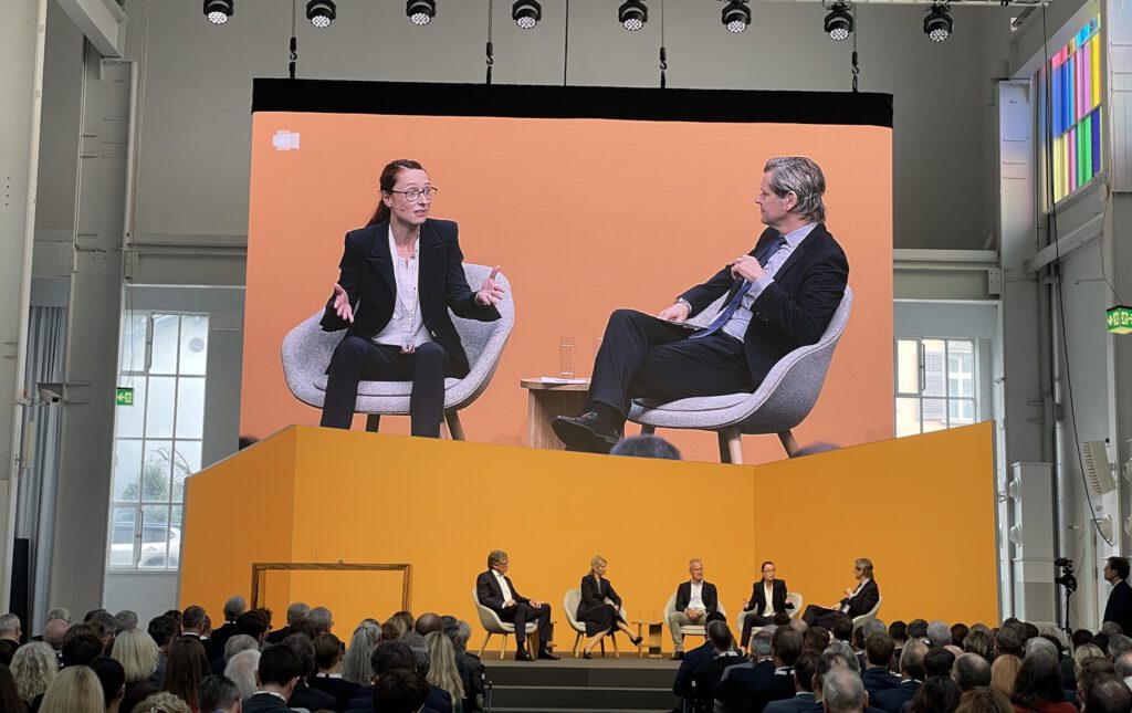 CEO der Basler Kantonalbank Regula Berger bei Economiesuisse