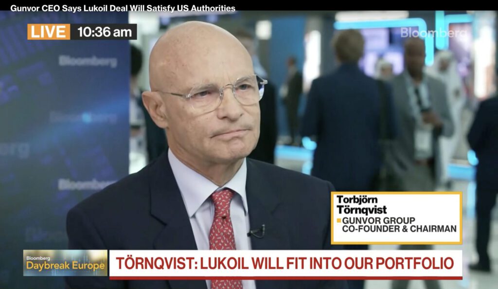 Präsident von Gunvor Torbjörn Törnqvist