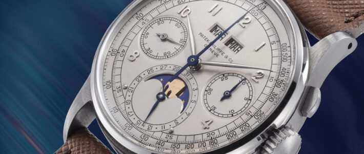 Patek Philippe um Erfolgsstory reicher Eine Patek Philippe mit Referenz 1518 beim Auktionshaus Phillips in Genf